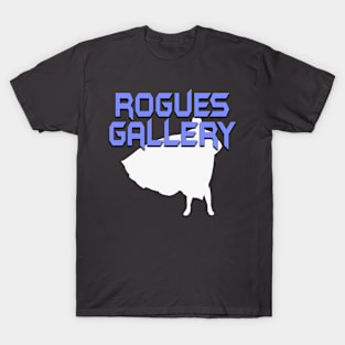 ROGUES GALLERY Male (White Silhouette) T-Shirt